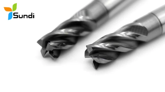 CNC Machining HRC 65 Straight Ball Nose Thread Cutting Solid Carbide Milling Tool for Aluminum